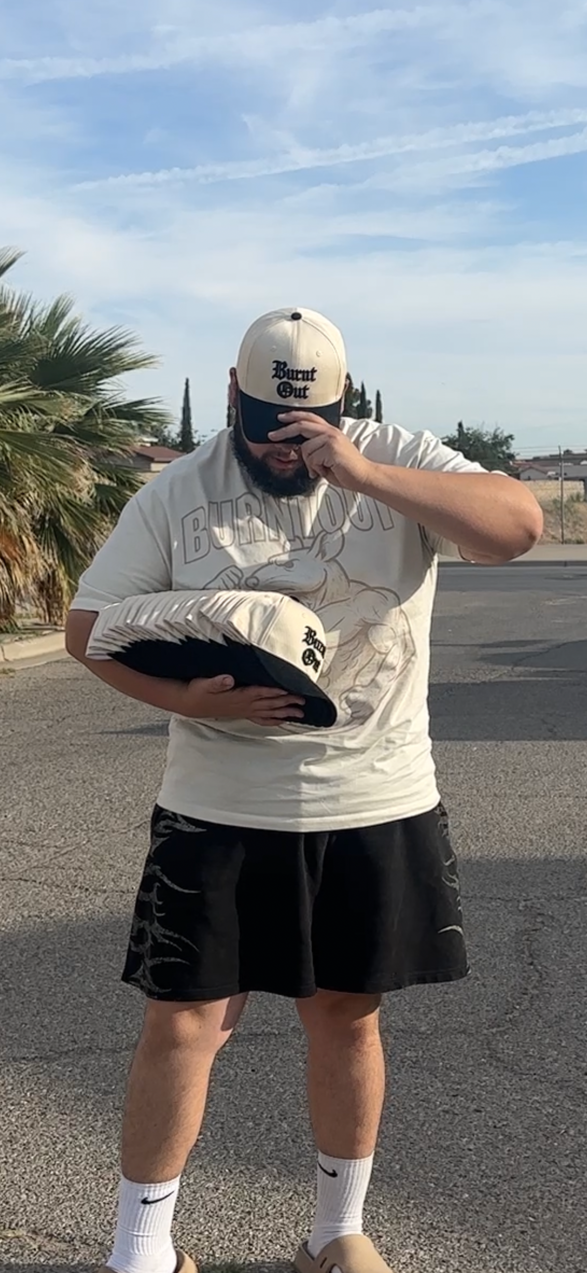 Burnt Out Hat(Suede)
