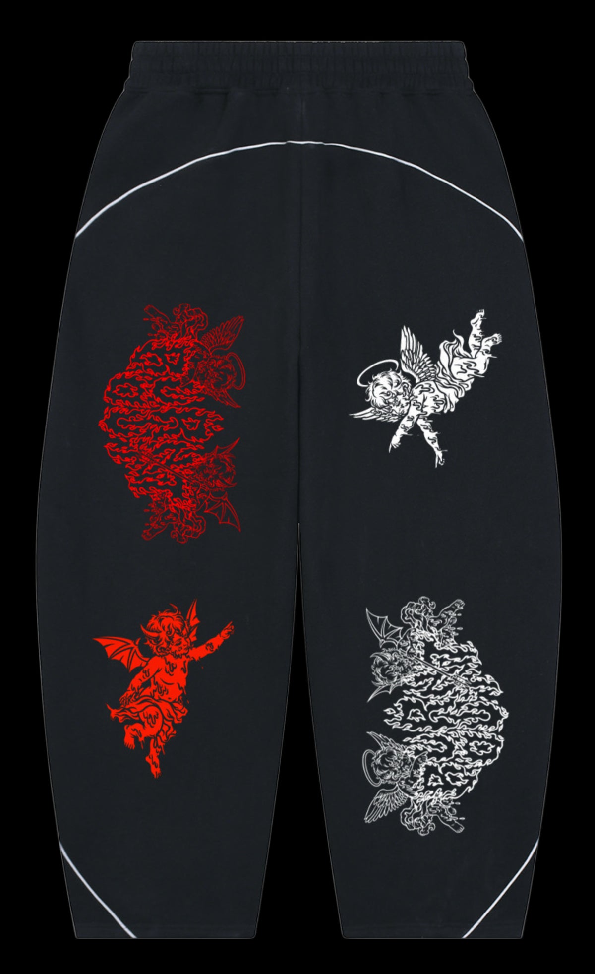 Burning Desire: Barrel Leg Sweatpants